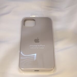 Apple iPhone 14 Plus Silicone Case - Silver